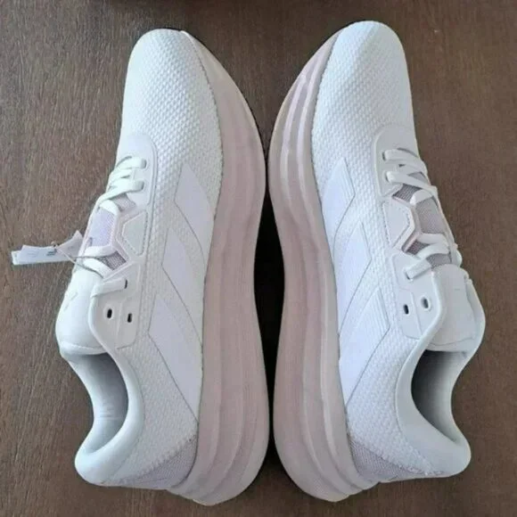 Adidas Galaxy 7 Running Shoe - Color: White/Putty Mauve - Size: Women 10 Wide - Picture 6 of 11